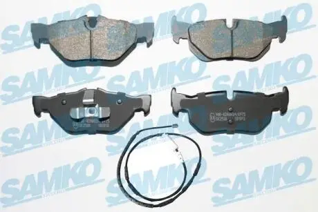 5SP1876B Колодки гальмівні задні BMW 1 (E87), 3 (E90) (LPR-Samko) SAMKO підбір по vin на Brocar