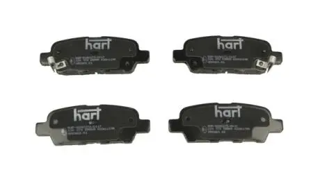 226372 Колодки гальмівні зад. Nissan Rogue, Juke, Qashqai, X-Trail (T31) /Infiniti EX, FX, G, Q50 (HART) HART подбор по vin на Brocar