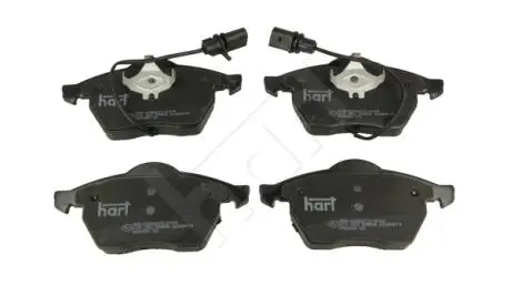 215282 Колодки гальмівні пер. Audi A6 С5 - VW Passat B5 (96-05), Skoda Superb (01-08) з датч. (HART) HART підбір по vin на Brocar