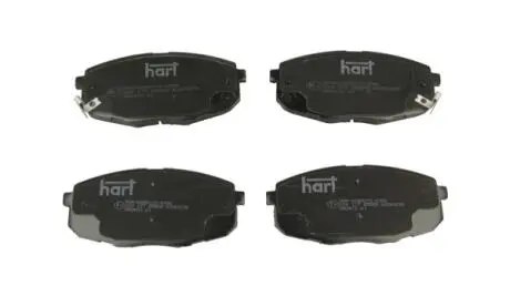 224177 Колодки гальмівні передні KIA Ceed 06->, Carens II 02->, Cerato II, Hundai i30 07-> (HART) HART підбір по vin на Brocar