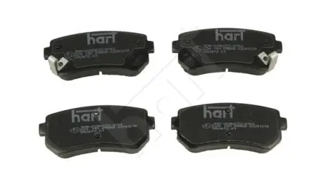 224140 Колодки гальмівні зад. Hyundai Accent III, Tucson, IX35, Kia Ceed, Cerato,Rio II (HART) HART подбор по vin на Brocar