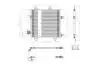 Радіатор кондиціонера Citroen C1, Peugeot 107, Toyota Aygo 1.0/1.4HDi (05-14)  (HART) 611 418
