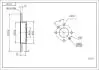 214311 Диск гальмівний Dacia Logan, Sandero, Clio II, Megane I (без ABS) (d238x12mm) (HART) HART підбір по vin на Brocar