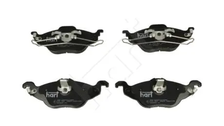 215954 Колодки гальмівні пер. Opel Astra G 1.2-1.4-1.6i (98-10), Zafira A сист. ATE (HART) HART підбір по vin на Brocar