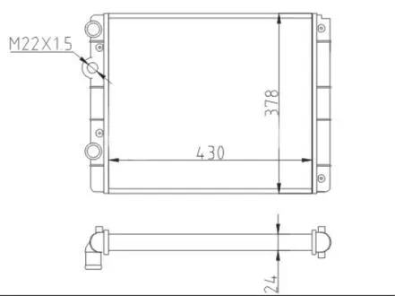 600528 Радіатор двигуна VW Lupo, Polo 1.0-1.9 (94-01), Seat Arosa 1.0-1.7 (97-04) (HART) HART підбір по vin на Brocar