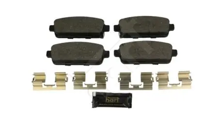 252928 Колодки гальмівні задні Opel Astra J, Zafira C, Chevrolet Cruze, Aveo T300 (HART) HART подбор по vin на Brocar