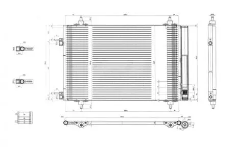 612408 Радіатор кондиціонера Citroen Berlingo, Peugeot Partner 1.6i (08-18) (HART) HART підбір по vin на Brocar