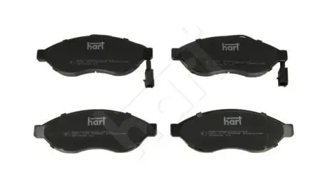 223177 Колодки гальмівні пер. Fiat Ducato-Peugeot Boxer 06-> (1.1-1.5T) (HART) HART подбор по vin на Brocar