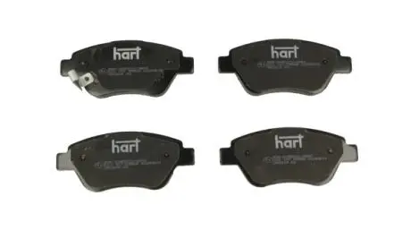 223107 Колодки гальмівні пер. Fiat Doblo 01-> сист.BOSCH без датч. (HART) HART подбор по vin на Brocar