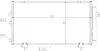 Радіатор кондиціонера Toyota Rav 4 II 1.8/2.0/2.0D (00-05)  (HART) 604 066