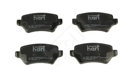222282 Колодки гальмівні зад. Opel Astra G/H, Zafira A/B, Combo (HART) HART підбір по vin на Brocar