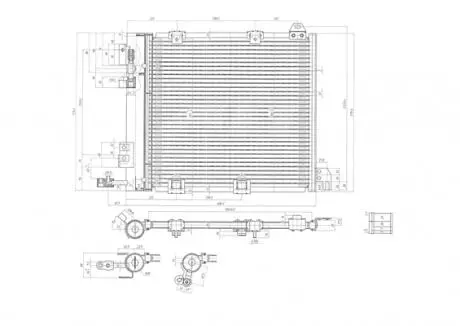 602283 Радіатор кондиціонера Opel Astra G 1.7-2.2DTI (98-05) (HART) HART підбір по vin на Brocar