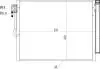 614557 Радіатор кондиціонера Opel Meriva B 1.3-1.7D (10-17) (HART) HART підбір по vin на Brocar