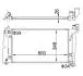 Радіатор двигуна Toyota Corolla 1.6-1.8VVT-i (01-08)  (HART) 606 451