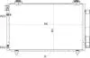 Радіатор кондиціонера Toyota Avensis 1.6-2.4 03->  (HART) 614 519