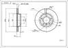 214143 Диск гальмівний пер. BMW 3 (E36/E46) (286mm22mm) (HART) HART підбір по vin на Brocar
