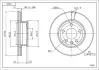 215636 Диск гальмівний пер. VW T4 (90-03) (280mmx24mm) (HART) HART підбір по vin на Brocar