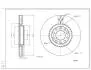 232222 Диск гальмівний пер. Alfa Romeo 159 (d305x28mm) (HART) HART підбір по vin на Brocar