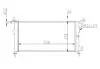 Радіатор двигуна Opel Corsa B 1.0/1.2 (96-01)  (HART) 601 797