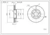 214132 Диск гальмівний пер. Audi 100 C4 (288mmx25mm) (HART) HART підбір по vin на Brocar