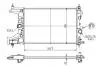 Радіатор двигуна Opel Astra J 1.4-1.6i 09->  (HART) 623 791