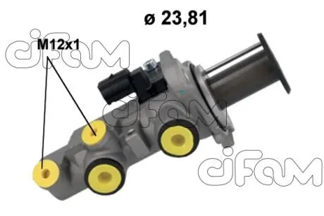 2021250 CIFAM VW Головний гальмівний циліндр GOLF ALLTRACK VII Variant 1.6-2.0 14-, AUDI 1.0-2.0 12- CIFAM підбір по vin на Brocar