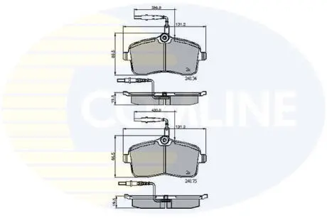 CBP11250 CBP11250 Comline - Гальмівні колодки до дисків COMLINE подбор по vin на Brocar