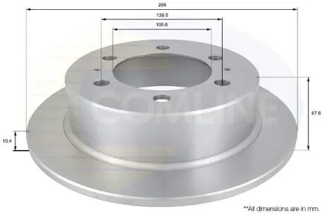 ADC1016 ADC1016 Comline - Диск гальмівний COMLINE подбор по vin на Brocar
