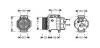 AVA FORD Компресор кондиц. C-MAX 2.0 TDCi 07-, FOCUS II 2.0 05-, KUGA I 2.0 TDCi 08-, VOLVO FDAK378