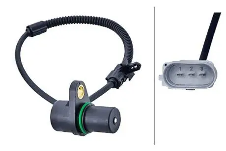 6PU009168961 HELLA VW Імпульсний датчик GOLF IV 3.2 02-, TOUAREG 3.2 02-, 3.6 05-, TRANSPORTER T4 2.8 00-, AUDI, PORSCHE HELLA підбір по vin на Brocar