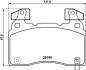 8DB355040471 HELLA OPEL К-т гальмівних колодок, передн. INSIGNIA 17-, CADILLAC, TESLA HELLA підбір по vin на Brocar