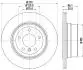 8DD355119201 HELLA PRO BMW диск гальм. задн. E60 525 HELLA підбір по vin на Brocar