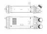Радіатор інтеркулера Citroen C3, Peugeot 2008, 207, 208 1.4-1.6HDi 09->  (HART) 614 080