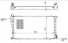 Радіатор двигуна BMW 5 (E39) 2.0-3.0d (98-04) M47/M57  (HART) 610 252