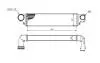 Радіатор інтеркулера BMW 3 (E46) 1.8-3.0d (99-05)  (HART) 612 718
