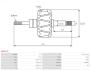 AR5077S Ротор генератора AUTO STARTER підбір по vin на Brocar