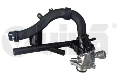 11085201 Термостат в сборе 97°C алюминиевый с трубкой (усиленный) VIKA подбор по vin на Brocar