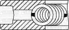 9109282040 YENMAK Комплект поршневих кілець (на 1 поршень) FIAT DOBLO 1.3JTD 04- (70,00/+0.40) (2,0/1,5/2,0) YENMAK підбір по vin на Brocar