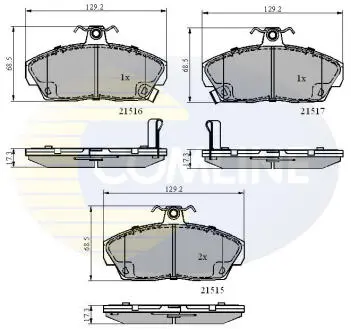 CBP3232 CBP3232 Comline - Гальмівні колодки до дисків COMLINE підбір по vin на Brocar