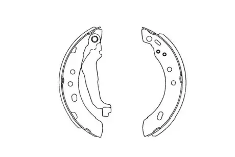 KBS7401 KAVO PARTS NISSAN щоки гальмівні Micra (K11E) 92-00 KAVO подбор по vin на Brocar