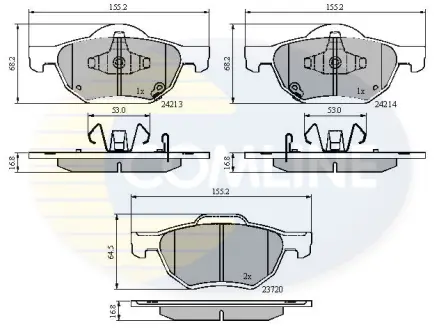 CBP31195 CBP31195 Comline - Гальмівні колодки до дисків COMLINE подбор по vin на Brocar