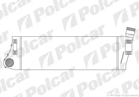 6012J81X Радиаторы воздуха (Интеркулеры) POLCAR подбор по vin на Brocar