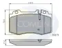CBP01117 CBP01117 Comline - Гальмівні колодки до дисків COMLINE підбір по vin на Brocar