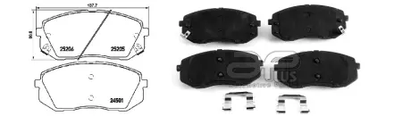 71198BAP Колодки гальмівні передні Hyundai ix35 (09-15) APLUS купити з гарантією на Brocar 71198BAP Колодки гальмівні передні Hyundai ix35 (09-15) APLUS підбір по vin на Brocar