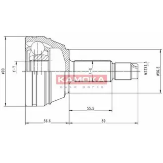 6710 ШРУС KAMOKA підбір по vin на Brocar