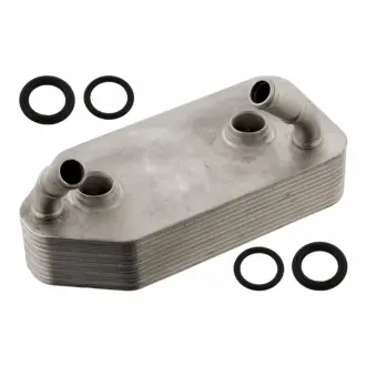 33837 Масляний радіатор AUDI A3 SEAT CORDOBA, CORDOBA VARIO, CORDOBA VARIO/KOMBI, IBIZA II, LEON, TOLEDO II SKODA OCTAVIA I, OCTAVIA I/KOMBI VW BORA, BORA I, CALIFORNIA T4 CAMPER 1.0-3.2 08.88-12.13 FEBI BILSTEIN підбір по vin на Brocar