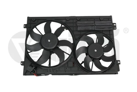 91210547901 Вентилятор радіатора у зборі з блоком управління, із заслінкою Audi A3/VW Touran (03-13) VIKA підбір по vin на Brocar