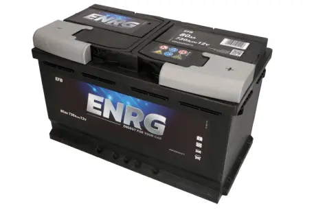 ENRG580500073 Аккумулятор ENRG 12В 80Ah/730А START&STOP EFB R+ ENRG подбор по vin на Brocar
