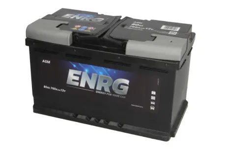 ENRG580901076 Акумулятор ENRG 12В 80Ah/760А START&STOP AGM R+ ENRG підбір по vin на Brocar