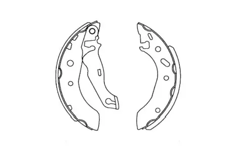 KBS5407 Комплект гальмівних колодок KAVO підбір по vin на Brocar